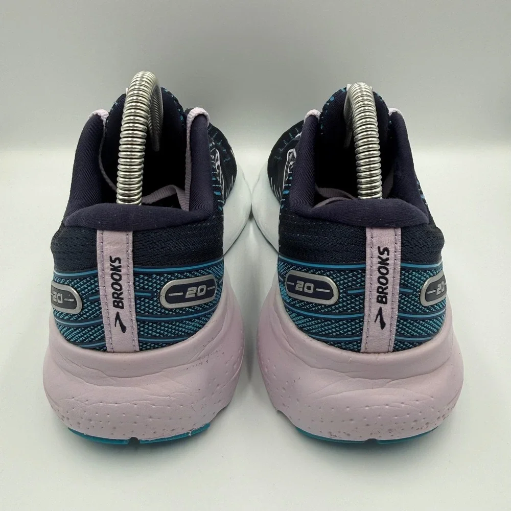 Brooks Glycerin 20 Womens Size 9.5 Blue White Running Shoes Sneakers 1203691B499